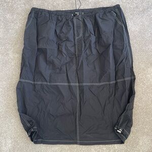 Parachute midi skirt with contrast stitch size 4X